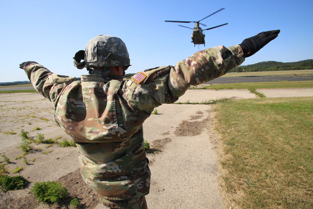 CH-47 Sling-load Training at Fort McCoy