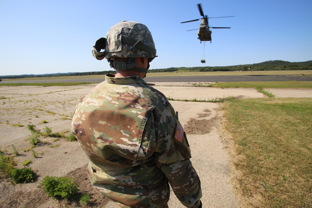 CH-47 Sling-load Training at Fort McCoy