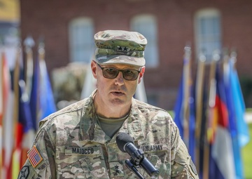 New Commander makes remarks