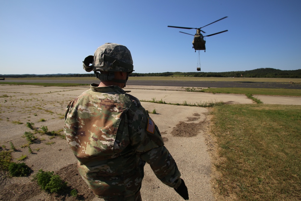 CH-47 Chinook Sling-load Training at Fort McCoy