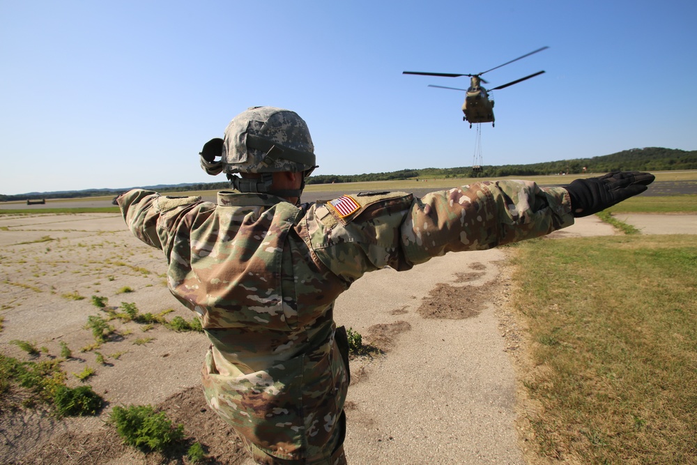 CH-47 Chinook Sling-load Training at Fort McCoy