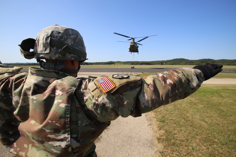 CH-47 Chinook Sling-load Training at Fort McCoy