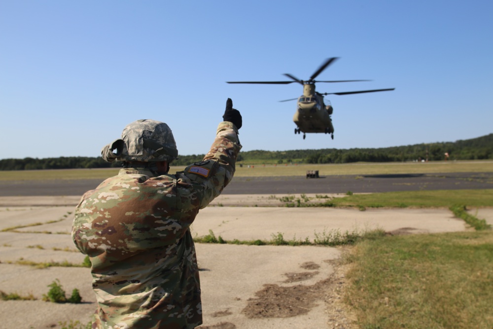 CH-47 Chinook Sling-load Training at Fort McCoy