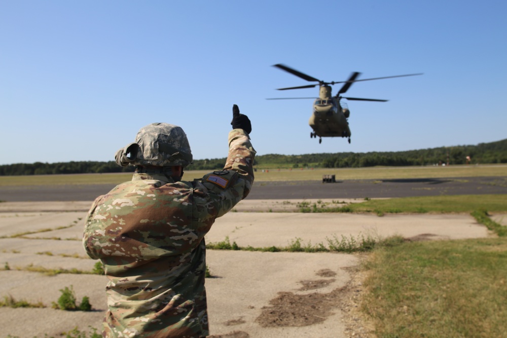 CH-47 Chinook Sling-load Training at Fort McCoy