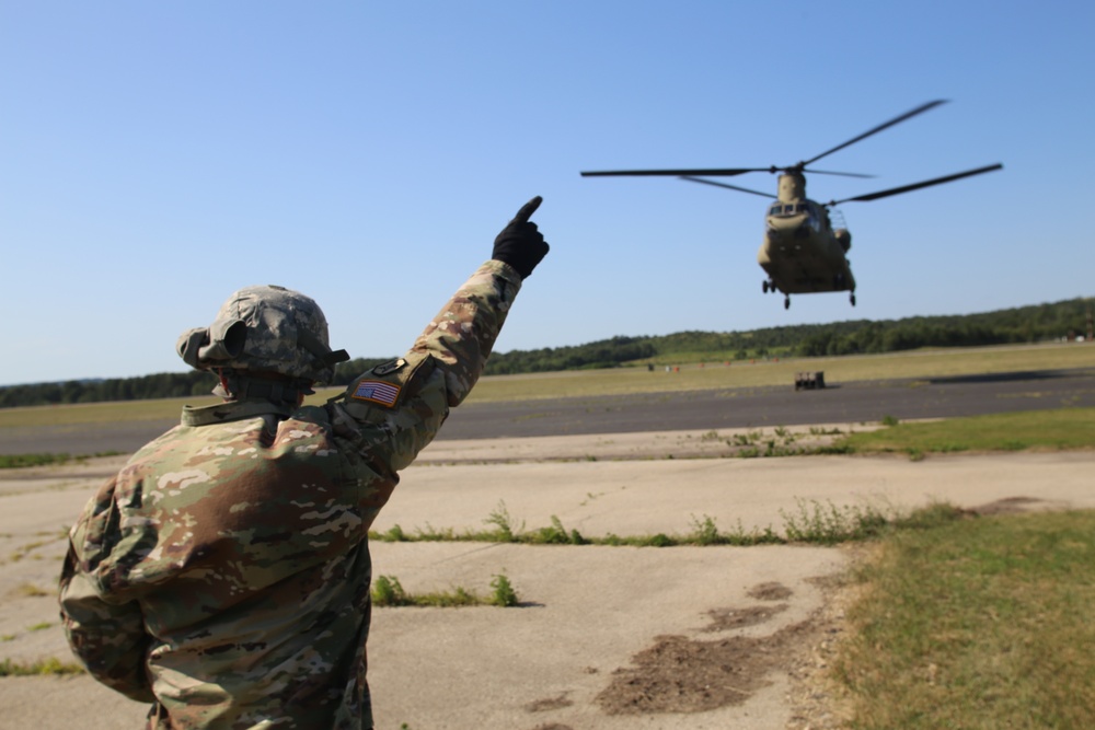 CH-47 Chinook Sling-load Training at Fort McCoy