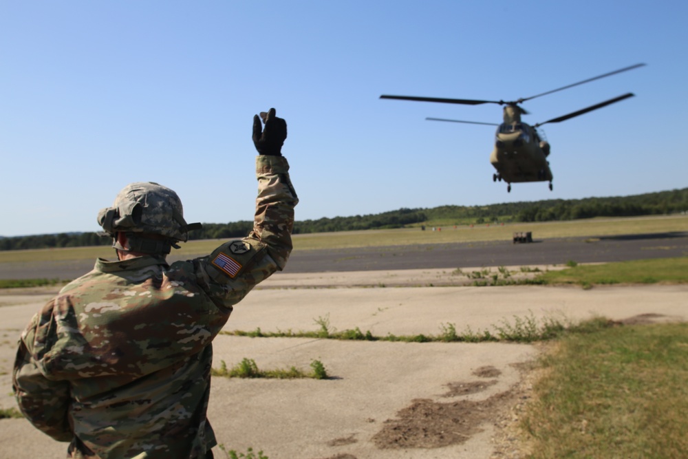 CH-47 Chinook Sling-load Training at Fort McCoy