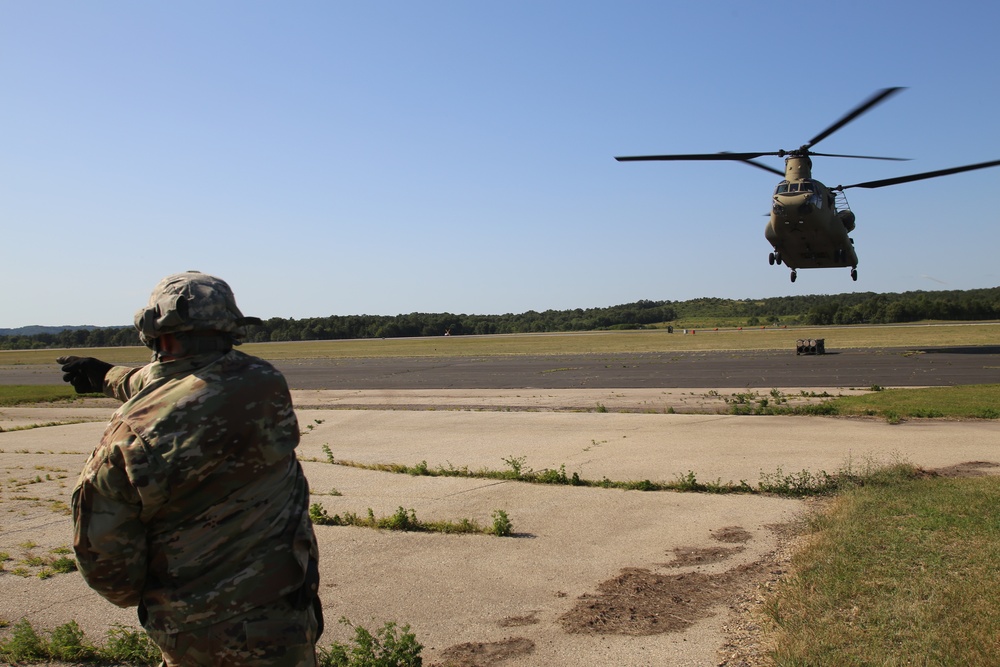 CH-47 Chinook Sling-load Training at Fort McCoy