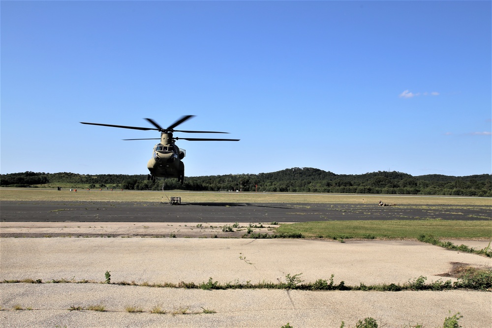 CH-47 Chinook Sling-load Training at Fort McCoy