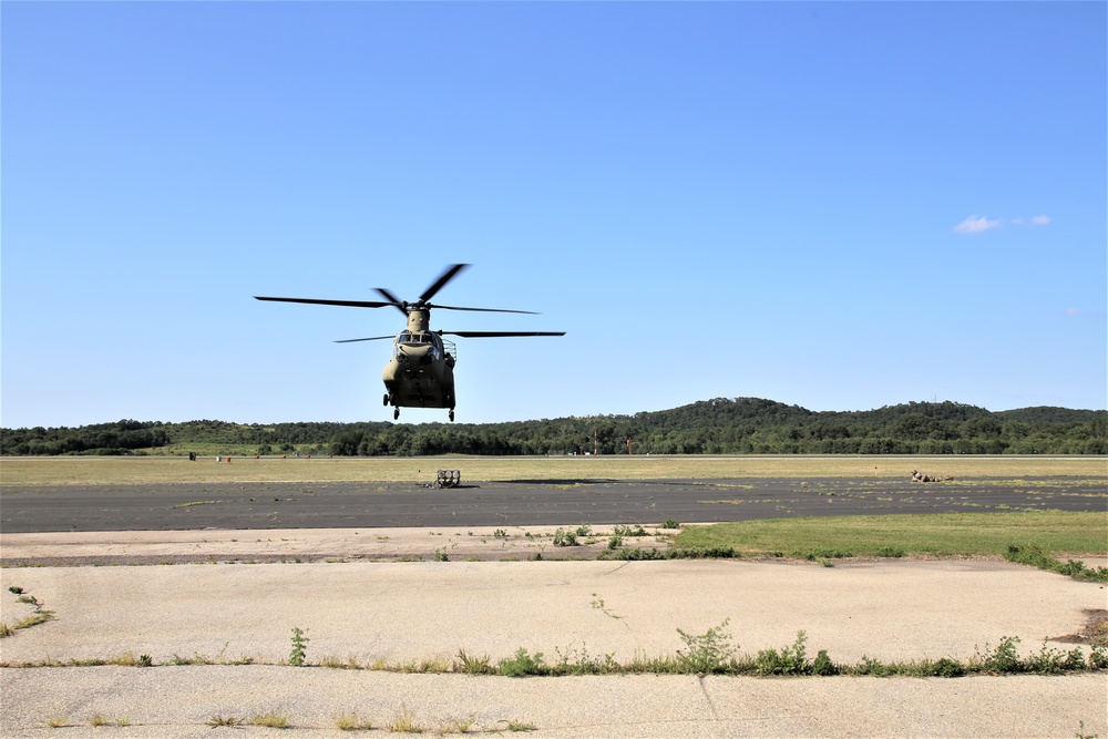 CH-47 Chinook Sling-load Training at Fort McCoy