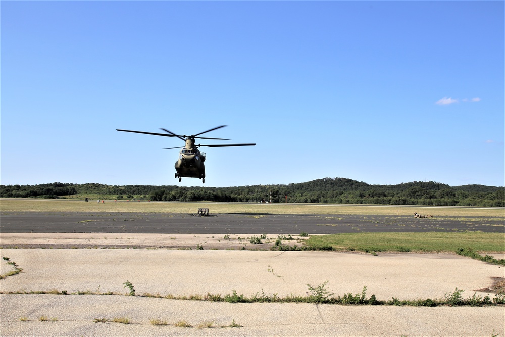 CH-47 Chinook Sling-load Training at Fort McCoy