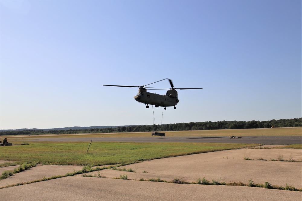 CH-47 Chinook Sling-load Training at Fort McCoy