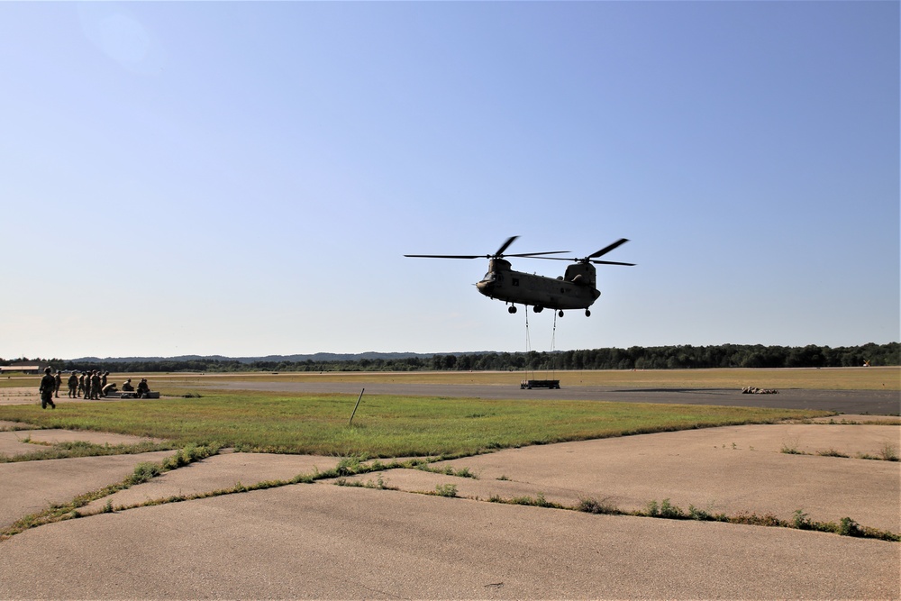 CH-47 Chinook Sling-load Training at Fort McCoy