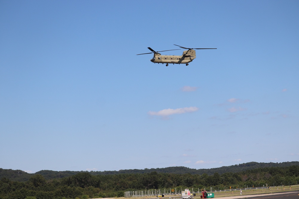 CH-47 Chinook Sling-load Training at Fort McCoy