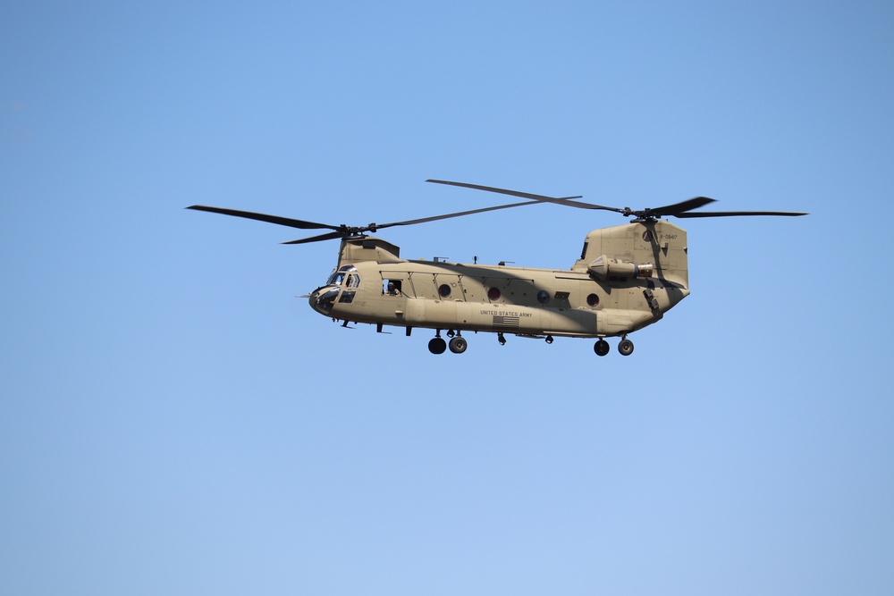 CH-47 Chinook Sling-load Training at Fort McCoy