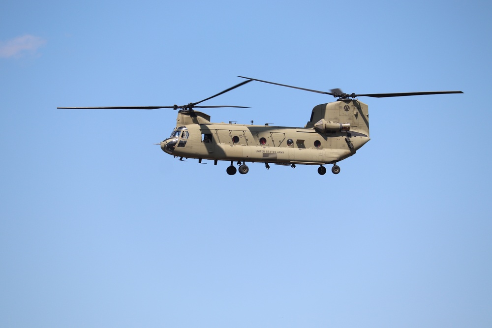 CH-47 Chinook Sling-load Training at Fort McCoy