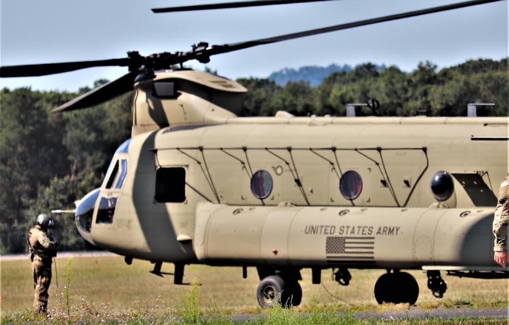 CH-47 Chinook Sling-load Training at Fort McCoy