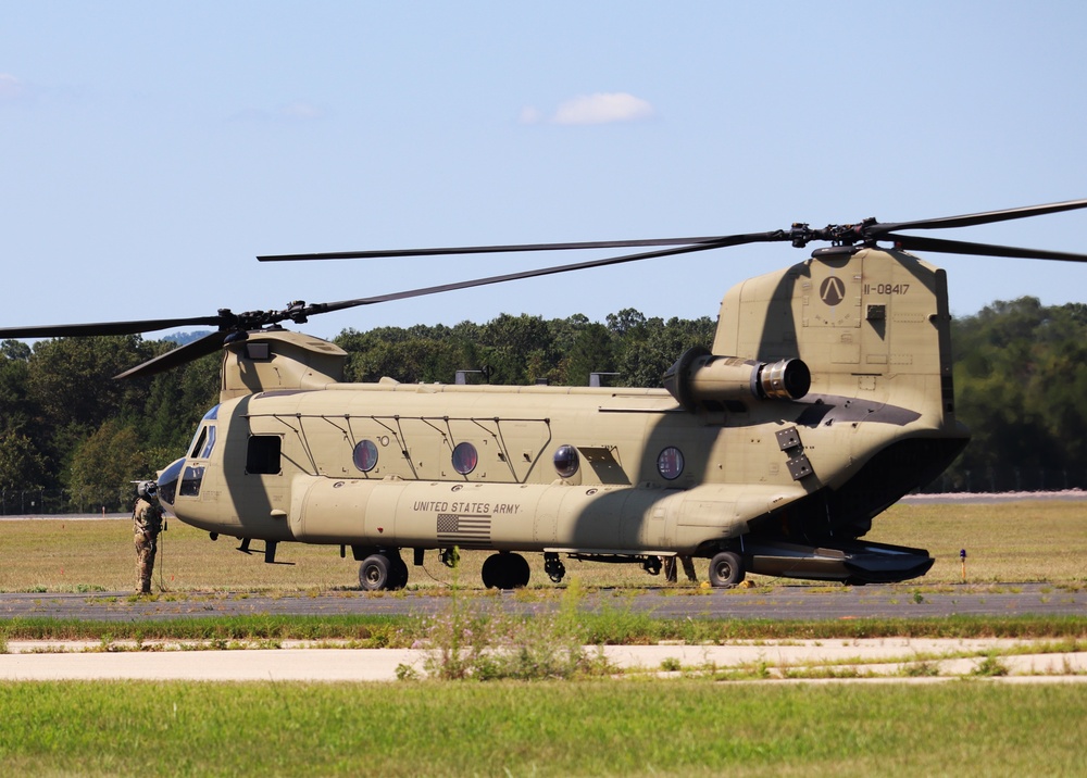 CH-47 Chinook Sling-load Training at Fort McCoy