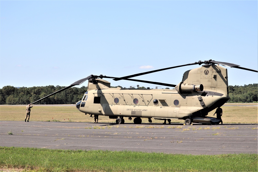 CH-47 Chinook Sling-load Training at Fort McCoy