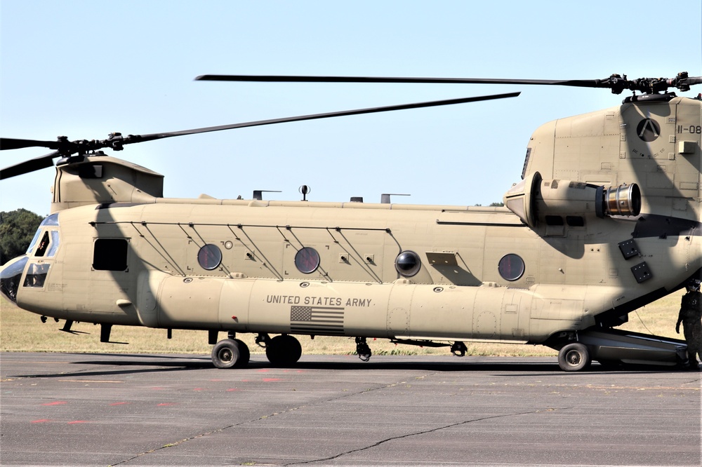 CH-47 Chinook Sling-load Training at Fort McCoy