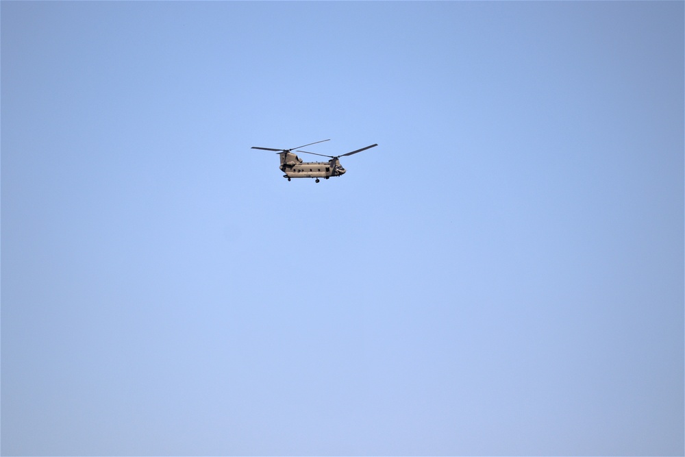 CH-47 Chinook Sling-load Training at Fort McCoy