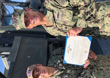 Seabees in China Lake Recognized for Disaster Recovery Efforts Following Multiple Earthquakes