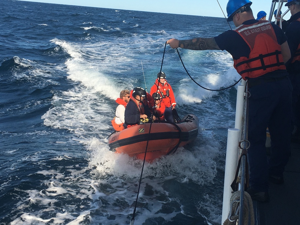 Coast Guard crews rescue 2 off Maine coast