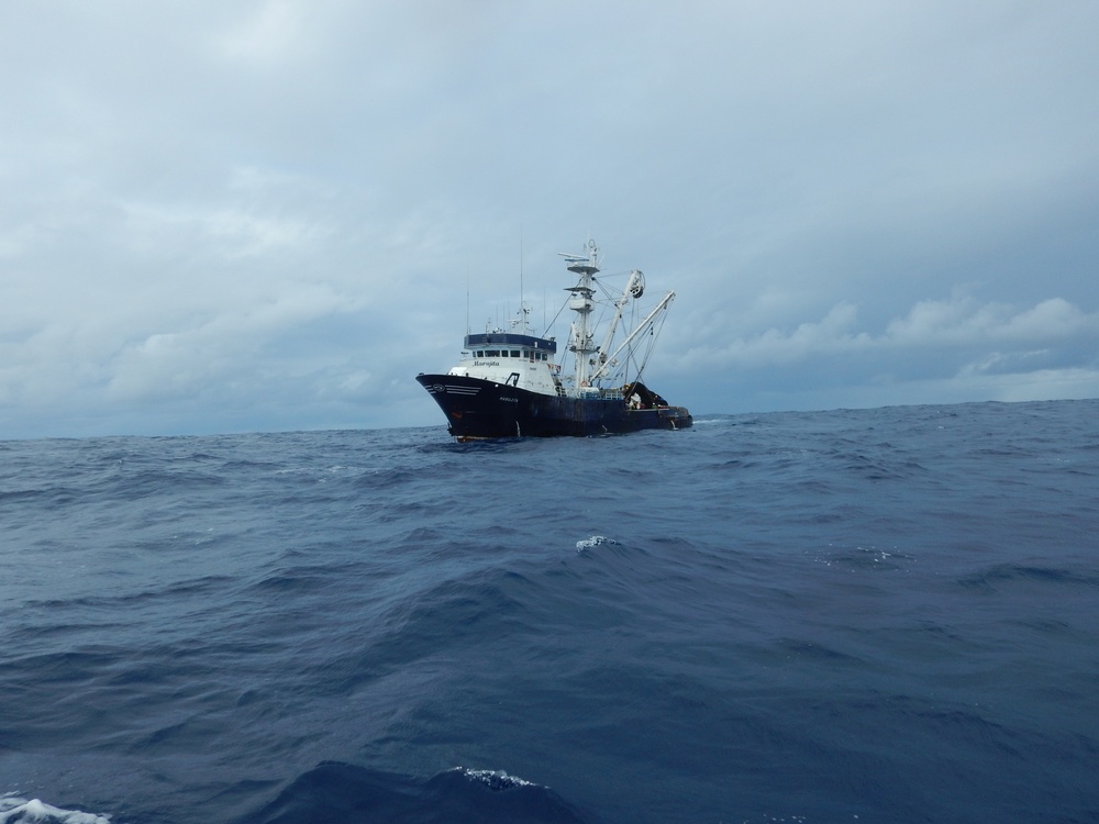 Coast Guard rescues 37 after fishing boat capsizes in Eastern Pacific Ocean