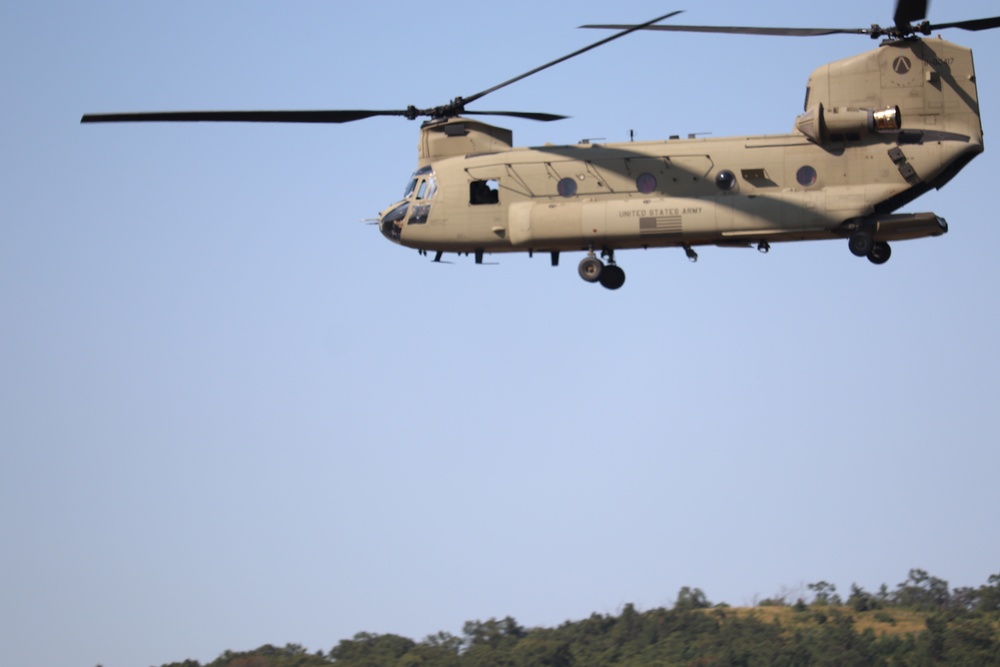 CH-47 Chinook Sling-load Training at Fort McCoy