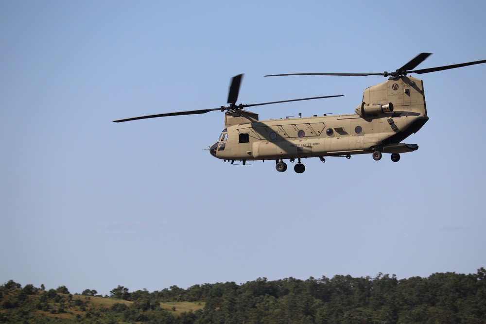 CH-47 Chinook Sling-load Training at Fort McCoy