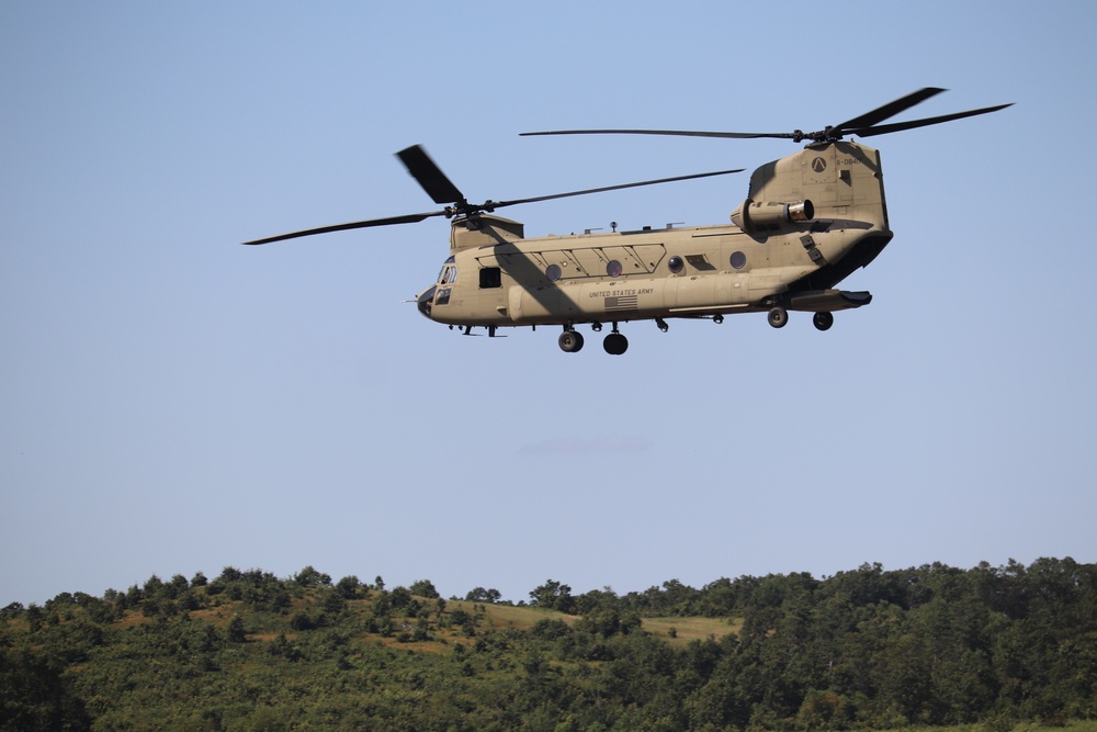 CH-47 Chinook Sling-load Training at Fort McCoy