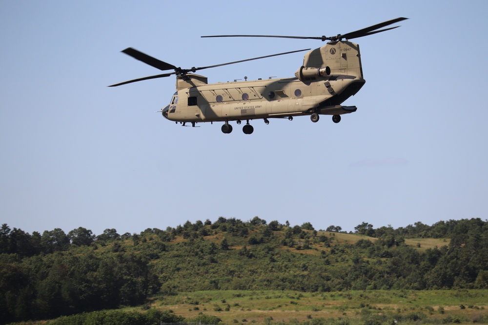 CH-47 Chinook Sling-load Training at Fort McCoy