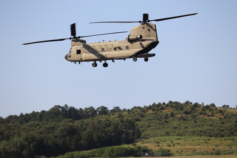 CH-47 Chinook Sling-load Training at Fort McCoy