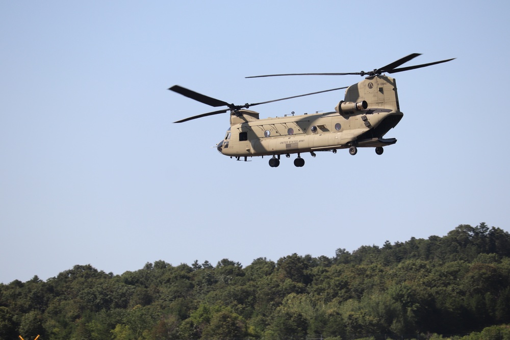 CH-47 Chinook Sling-load Training at Fort McCoy