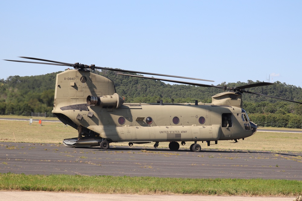 CH-47 Chinook Sling-load Training at Fort McCoy