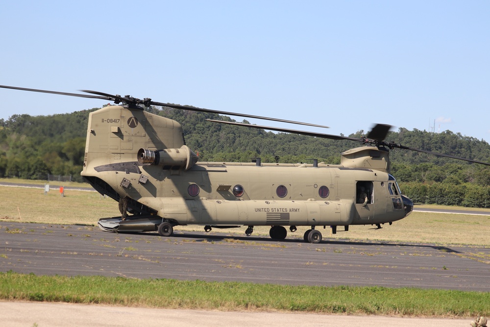 CH-47 Chinook Sling-load Training at Fort McCoy