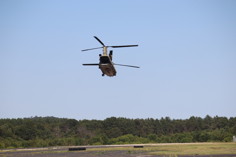 CH-47 Chinook Sling-load Training at Fort McCoy