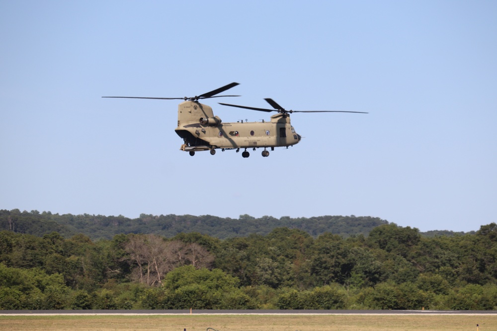 CH-47 Chinook Sling-load Training at Fort McCoy