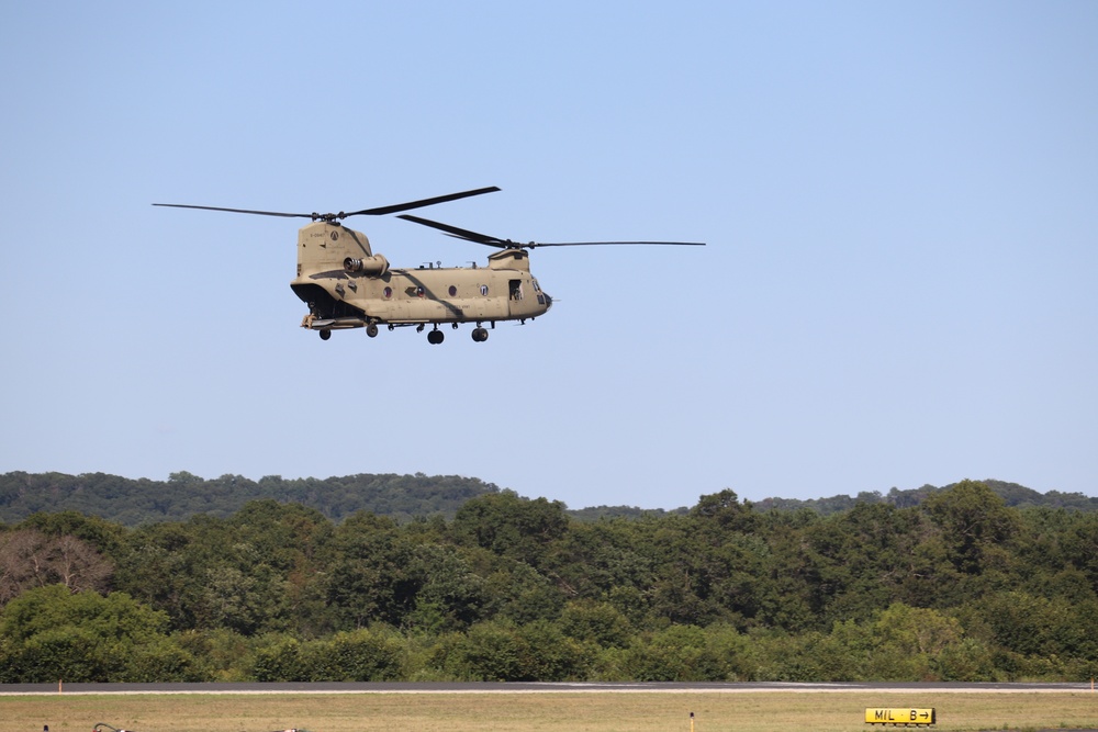 CH-47 Chinook Sling-load Training at Fort McCoy