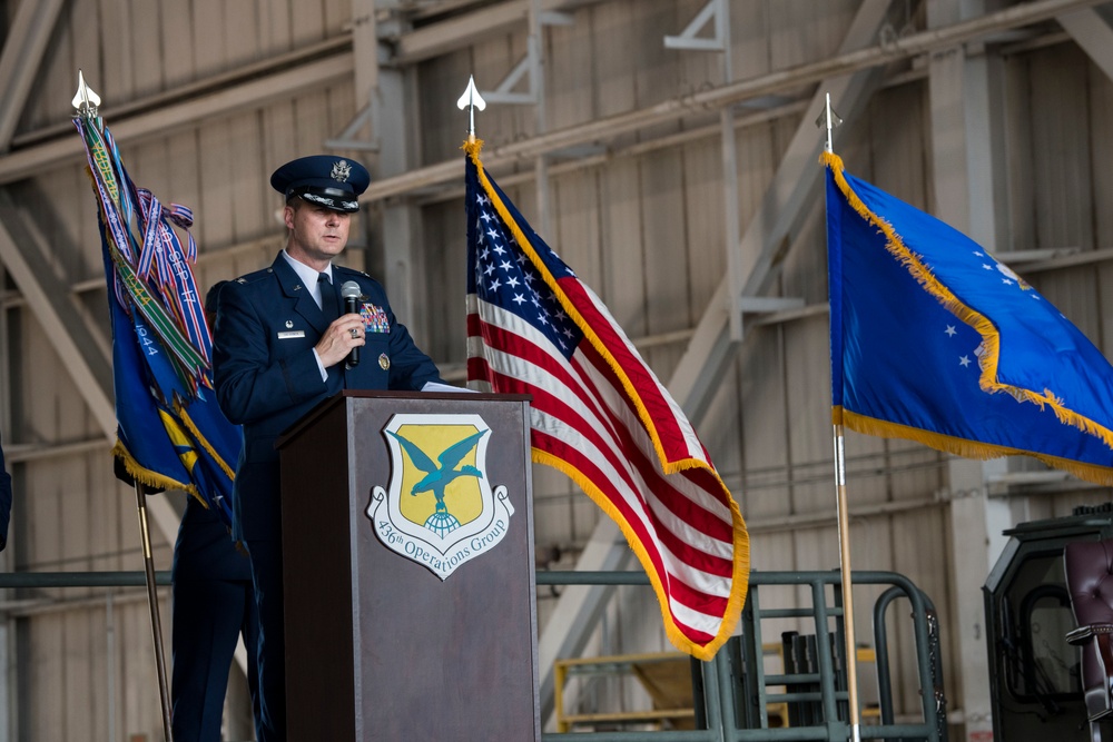 436th Operations Group Change of Command July 29, 2019