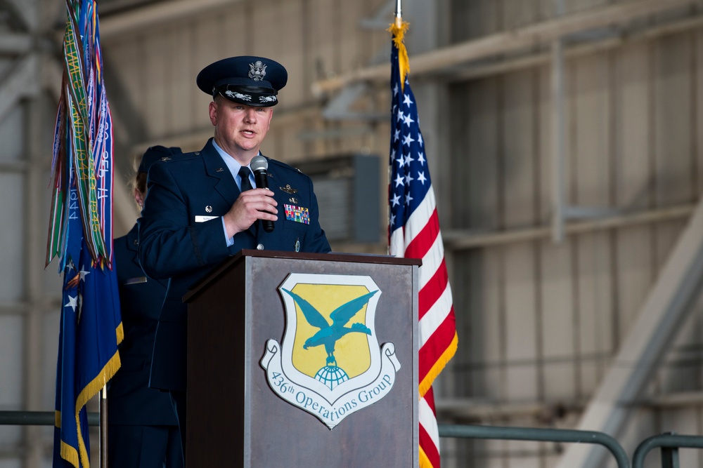 436th Operations Group Change of Command July 29, 2019