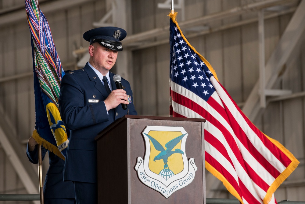 436th Operations Group Change of Command July 29, 2019