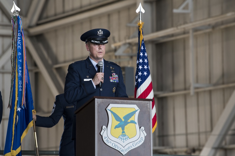 436th Operations Group Change of Command July 29, 2019