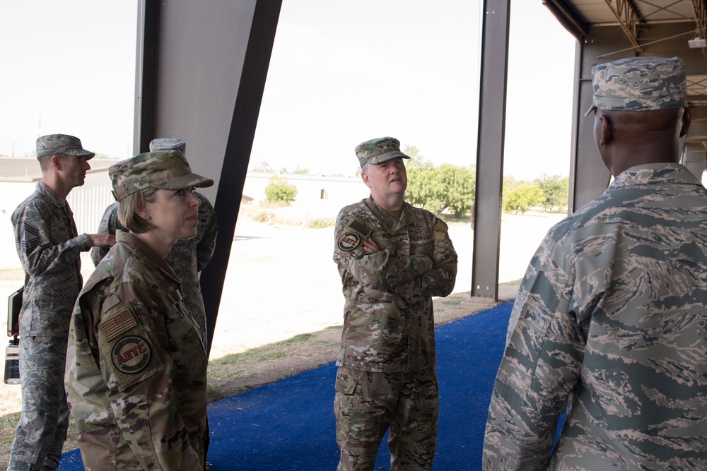 Lt. Gen. Webb visits JBSA-Lackland during immersion tour