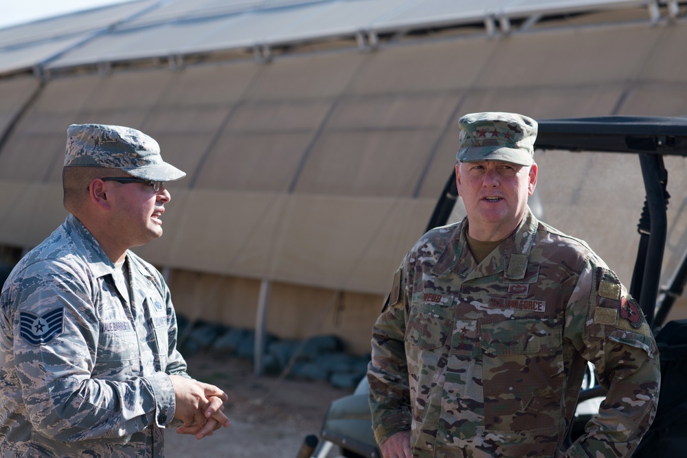 Lt. Gen. Webb visits JBSA-Lackland during immersion tour