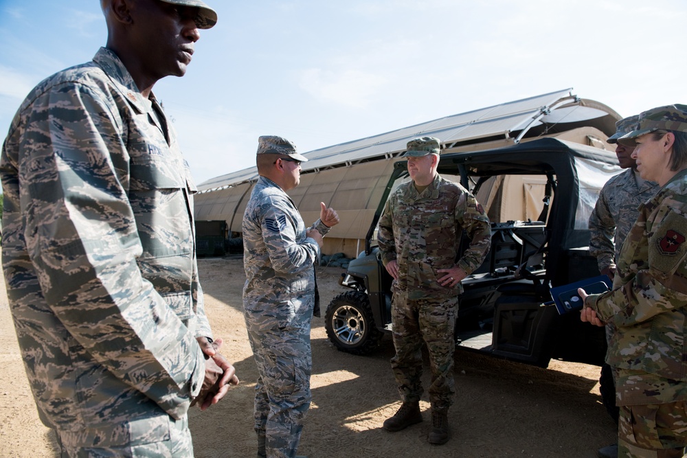 Lt. Gen. Webb visits JBSA-Lackland during immersion tour