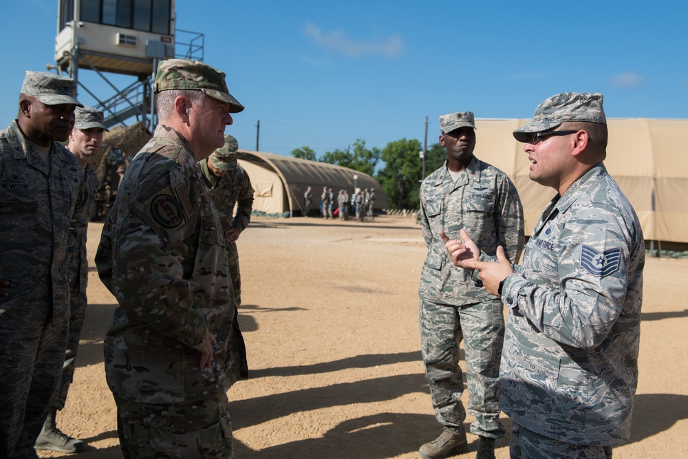 Lt. Gen. Webb visits JBSA-Lackland during immersion tour