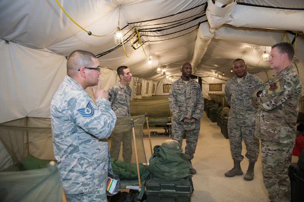 Lt. Gen. Webb visits JBSA-Lackland during immersion tour