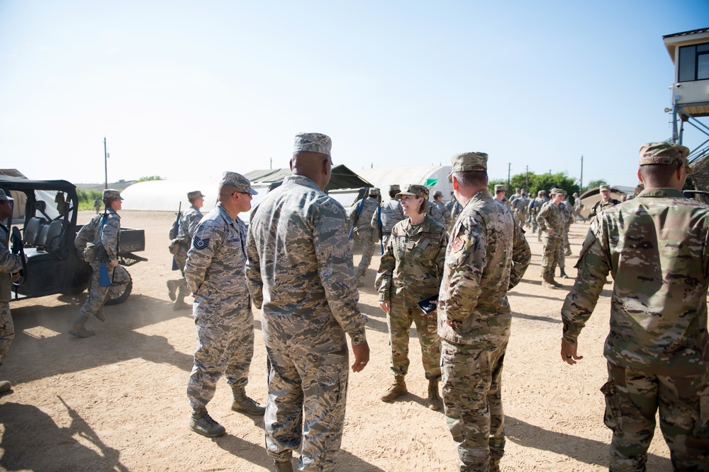 Lt. Gen. Webb visits JBSA-Lackland during immersion tour