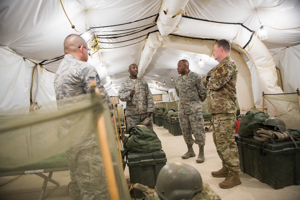 Lt. Gen. Webb visits JBSA-Lackland during immersion tour