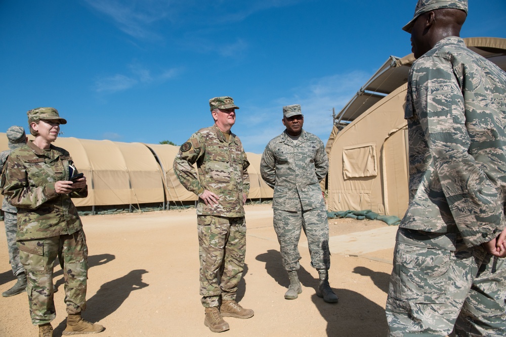 Lt. Gen. Webb visits JBSA-Lackland during immersion tour